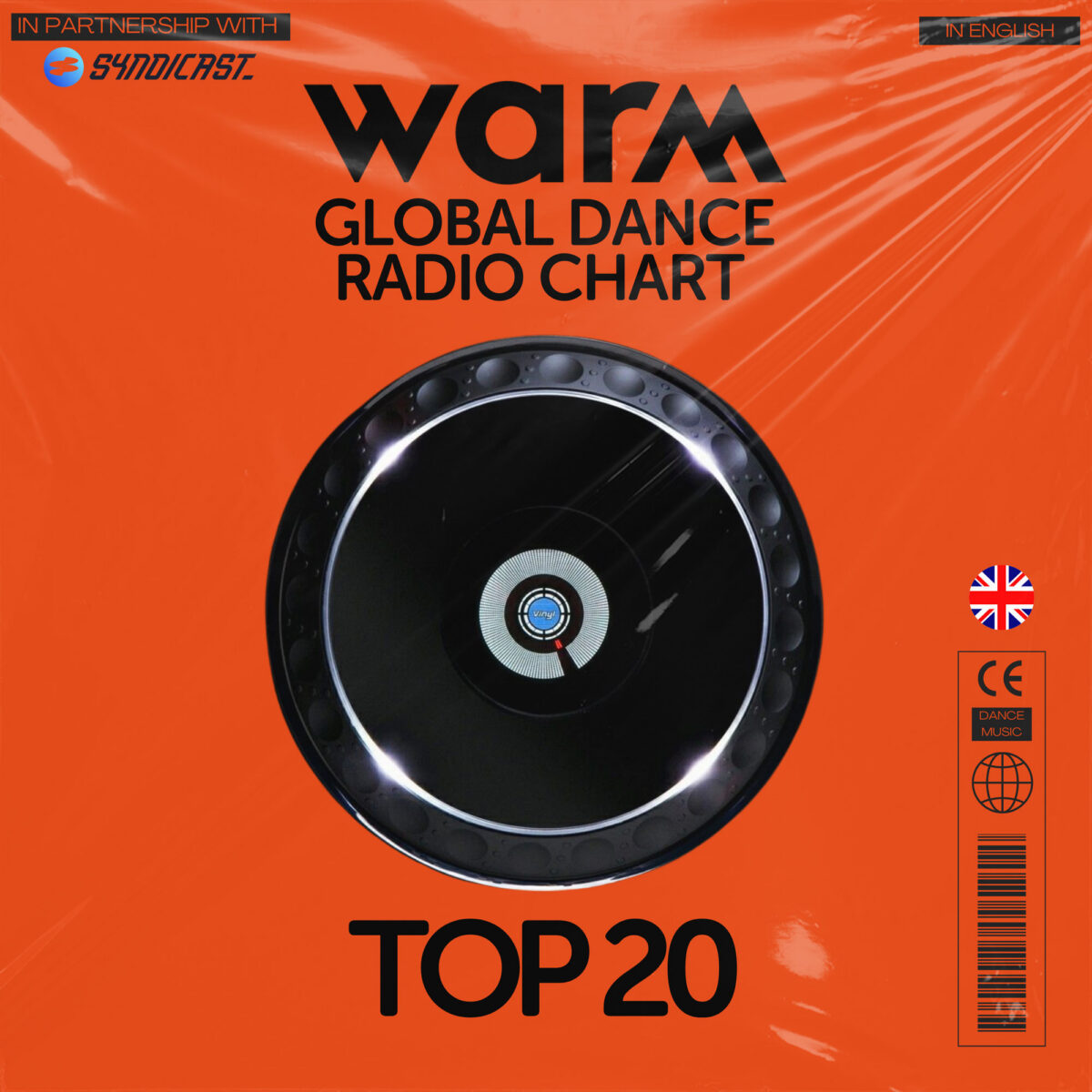 WARM Global Dance Radio Chart Top 20 plakát